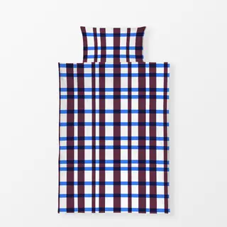 Bettwäsche Summer to Fall Kariert RubyRed