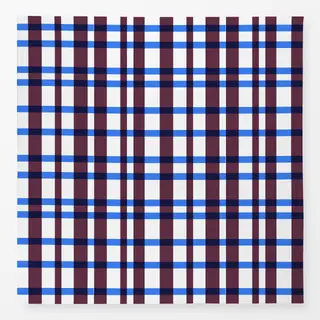 Tischdecke Summer to Fall Kariert RubyRed