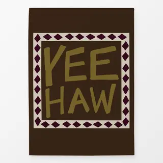 Geschirrtücher Yeehaw Typography