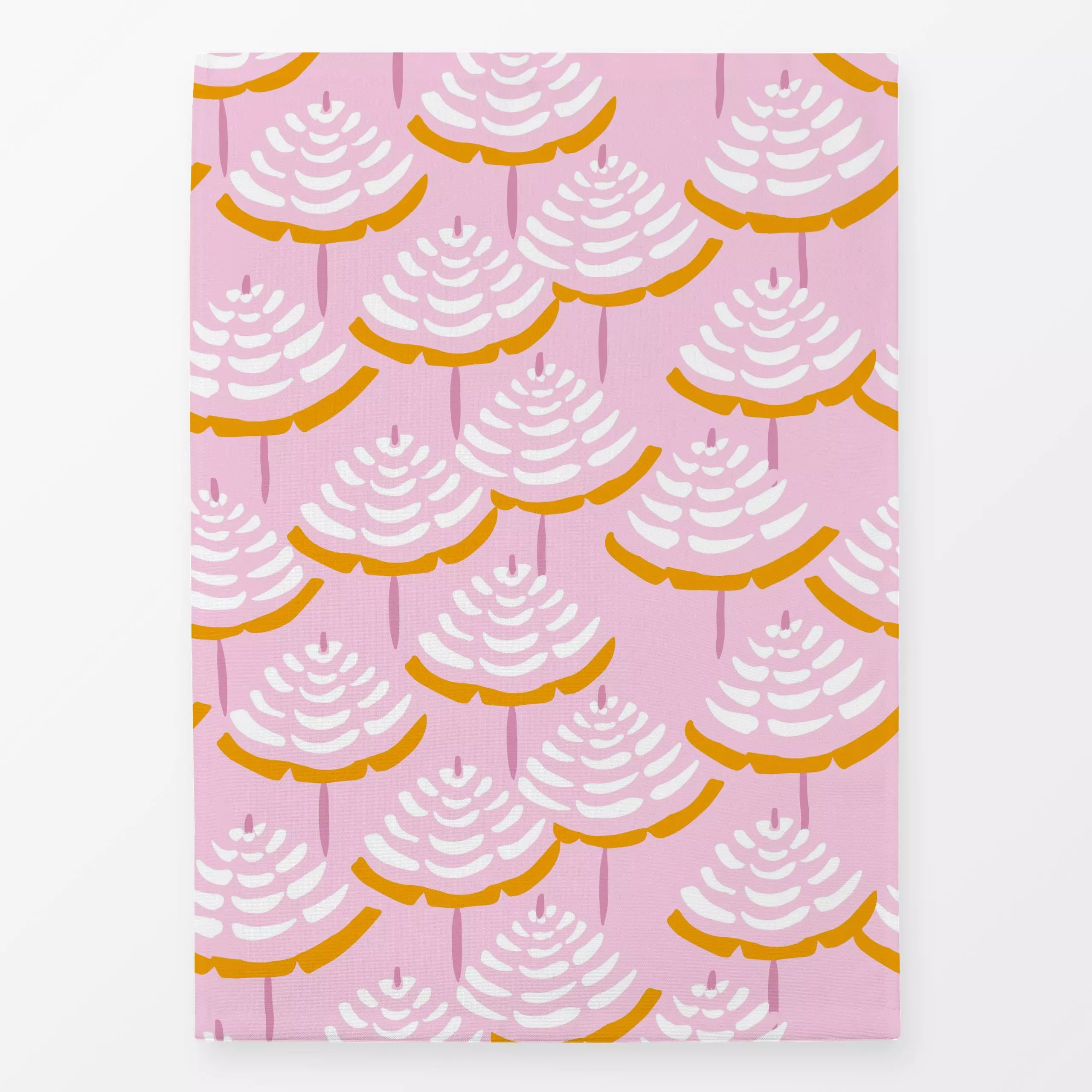 Geschirrtücher Parasols - rosa - Sommer, Reise - von „Vivian Hasenclever"; rosa, Strand, Sonne, Sommer, Italien, Sommerlich,...