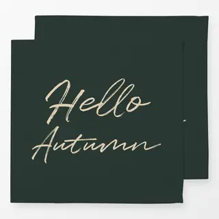 Servietten Hello Autumn