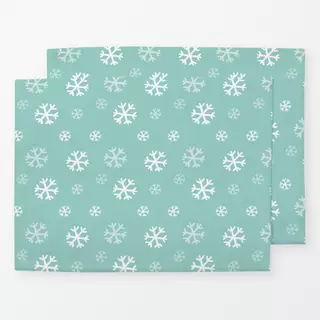 Tischset Pinguin mit Eisblume