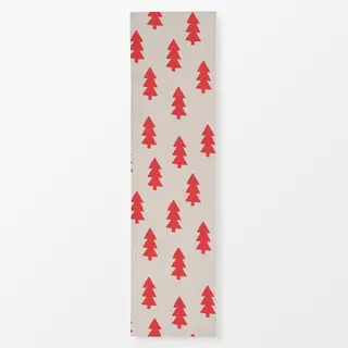 Tischläufer Mistletoe Tanne Beige Rot