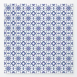 Tischdecke Boho Indigo Muster