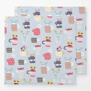 Servietten Mugs and Pots