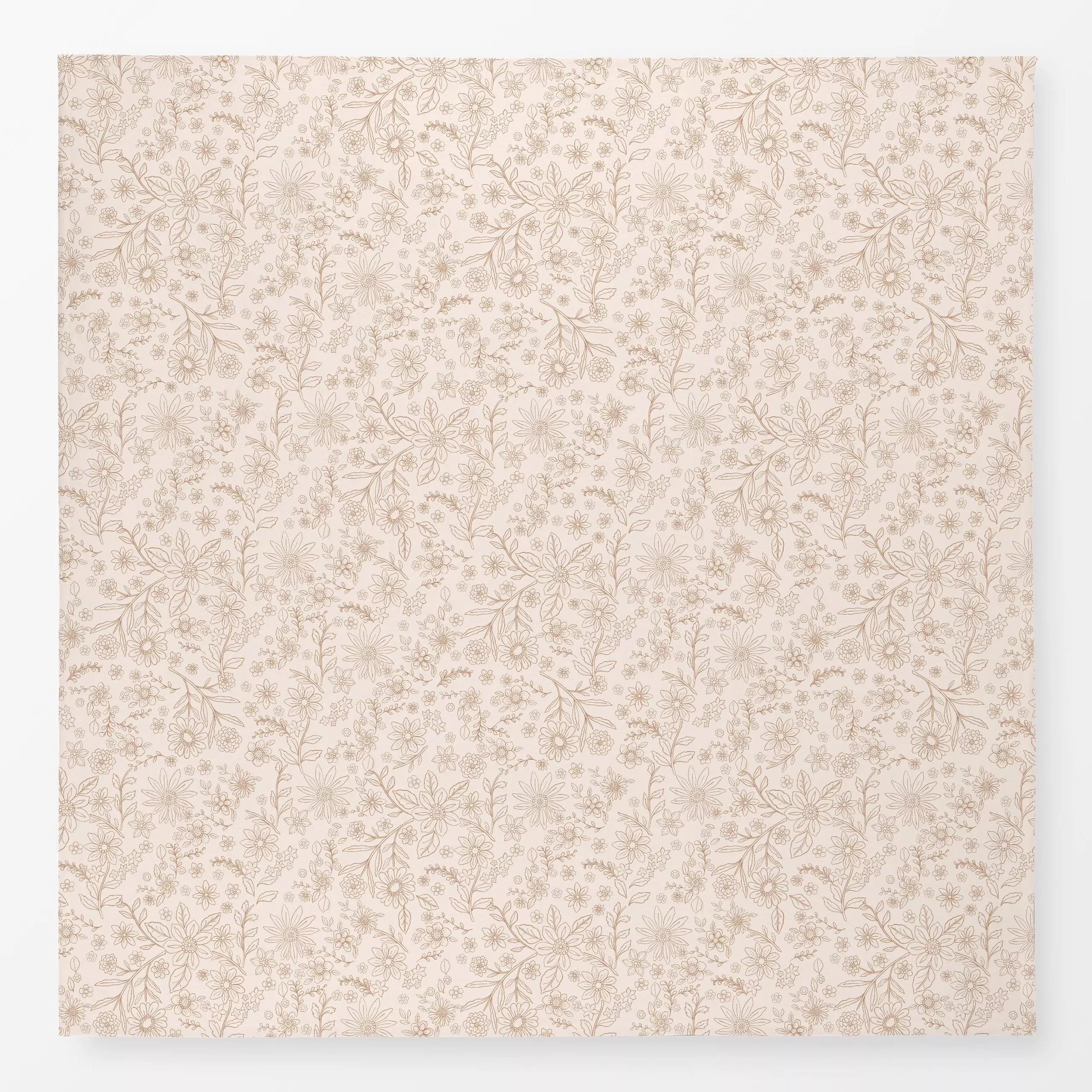 Tischdecke Boho retro flowers I - Blumen & Florales - von „Bloomery Decor"; Papaya, boho, Trockenblumen, Retro, Kinderzimmer...