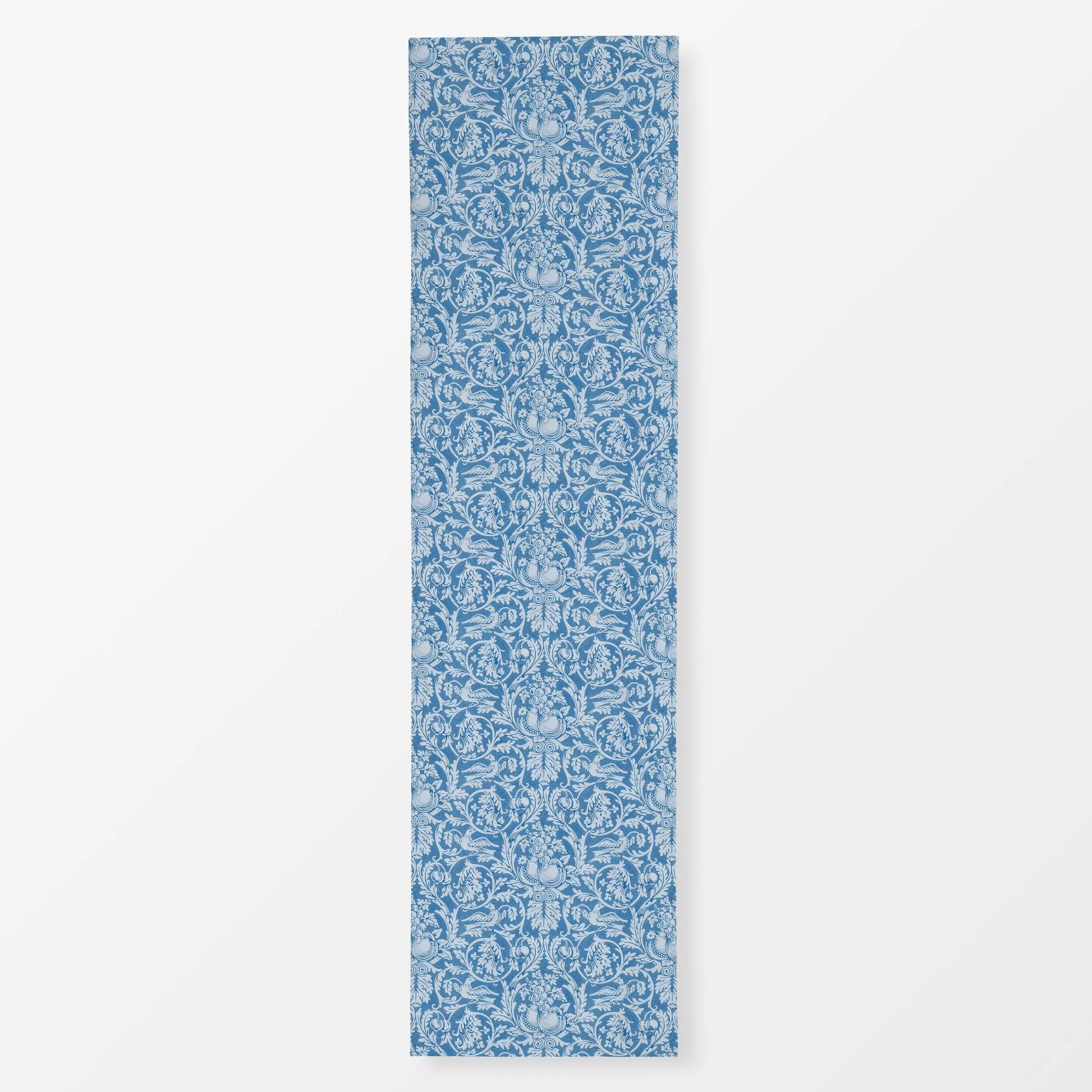 Tischläufer Blau Morris Queen Anne - Blumen & Florales, Retro & Vintage - von „Uta Naumann"; Muster, Botanisch, floral, vint...