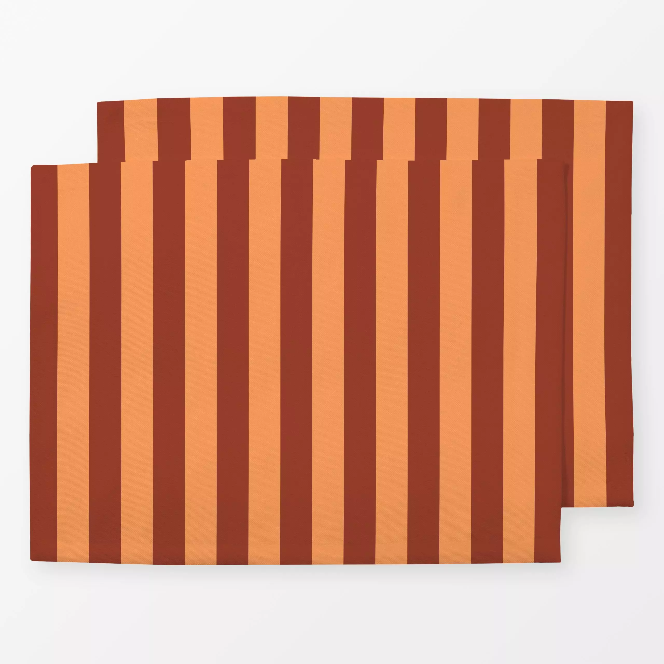 Tischset Hej cutie pie! Pattern Orange - Symbole & Muster - von „Jana Moßmann"; Linien, Streifen, Geometrisch, Line, gestrei...