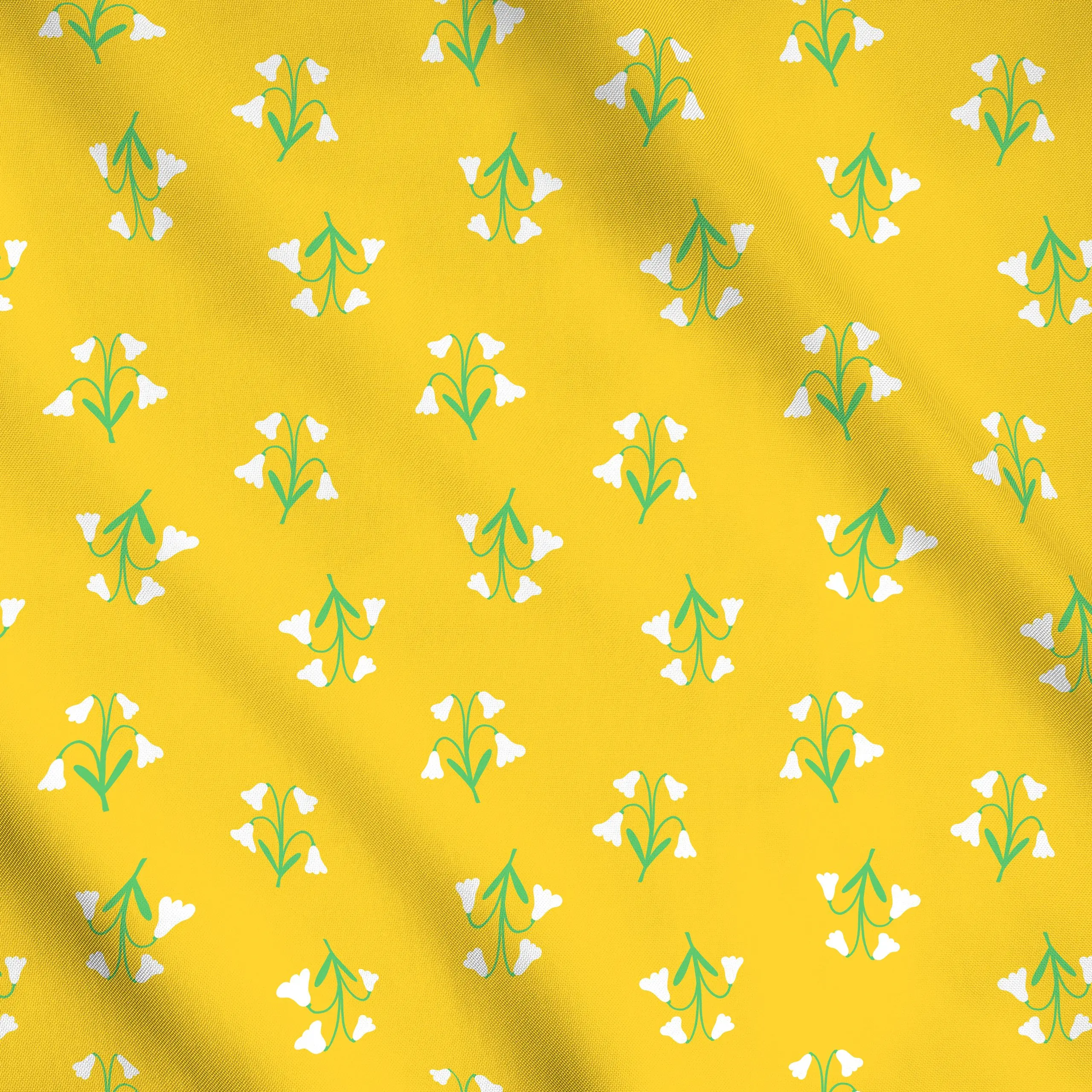 Meterware Osterglockenblume Gelb, Blumen, Ostern, von Julia Reyelt