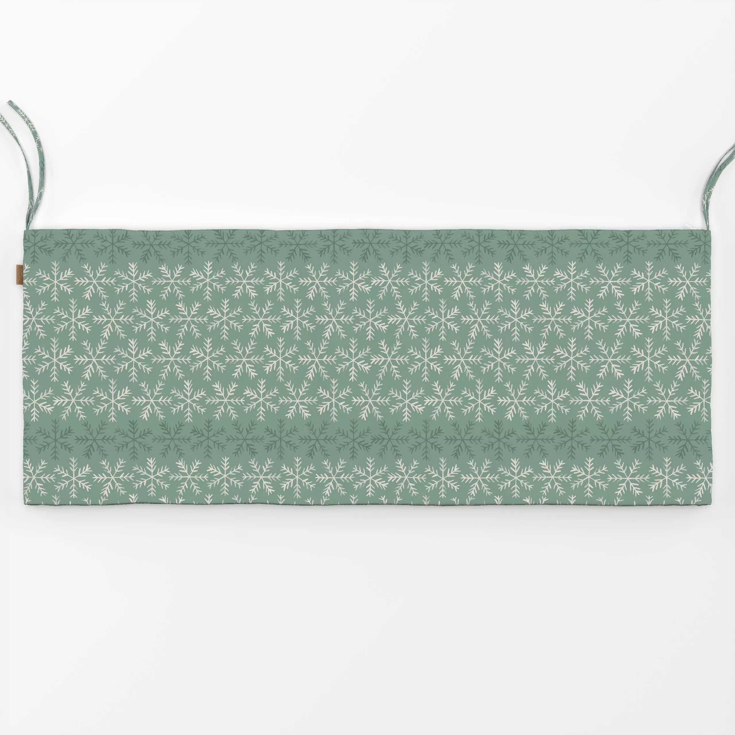 Bankauflage Winterzauber Schneegestöber 4 - Weihnachten, Winter - von „Primus Pattern"; Schneeflocken, Weihnachten, Winter, ...