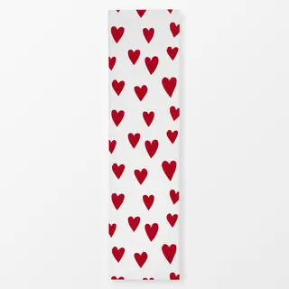 Tischläufer rote Herzen