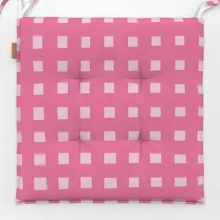 Sitzkissen Checks Rosa
