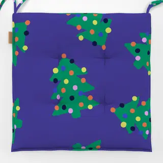 Sitzkissen Colorful Christmas Tree 2