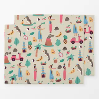 Tischset Indonesian Culture