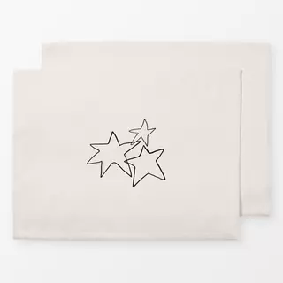 Tischset Three Stars Minimal