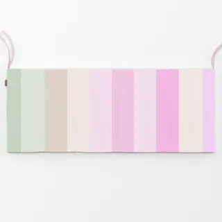 Bankauflage Lucky Me - Regenbogen Streifen