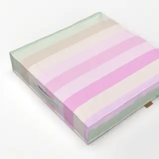 Bodenkissen Lucky Me - Regenbogen Streifen