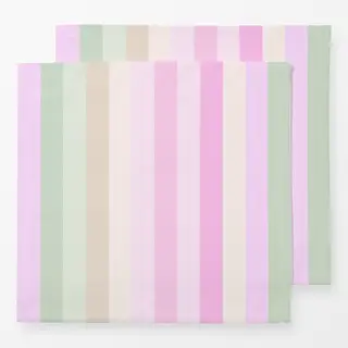 Servietten Lucky Me - Regenbogen Streifen