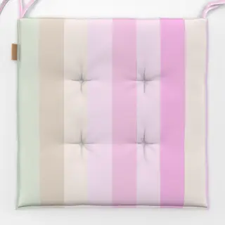 Sitzkissen Lucky Me - Regenbogen Streifen