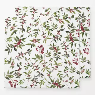 Servietten Cottagecore Winter Berries