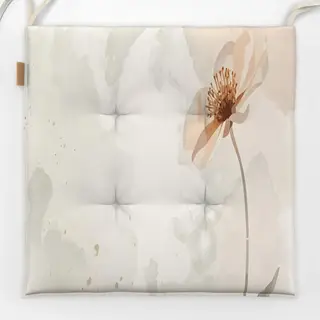 Sitzkissen Beige Blossom