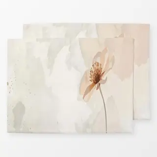 Tischset Beige Blossom