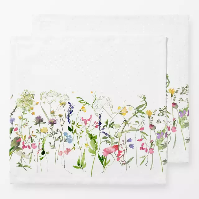 20 Servietten Libellen Auf Blumenwiese – 24x24 Cm, 3-lagig, Für Tischdeko & Serviettentechnik