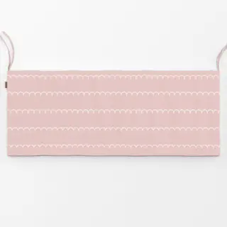 Bankauflage Wellige Streifen Rosa