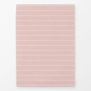 Geschirrtücher Wellige Streifen Rosa