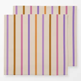 Servietten Streifen Bunt