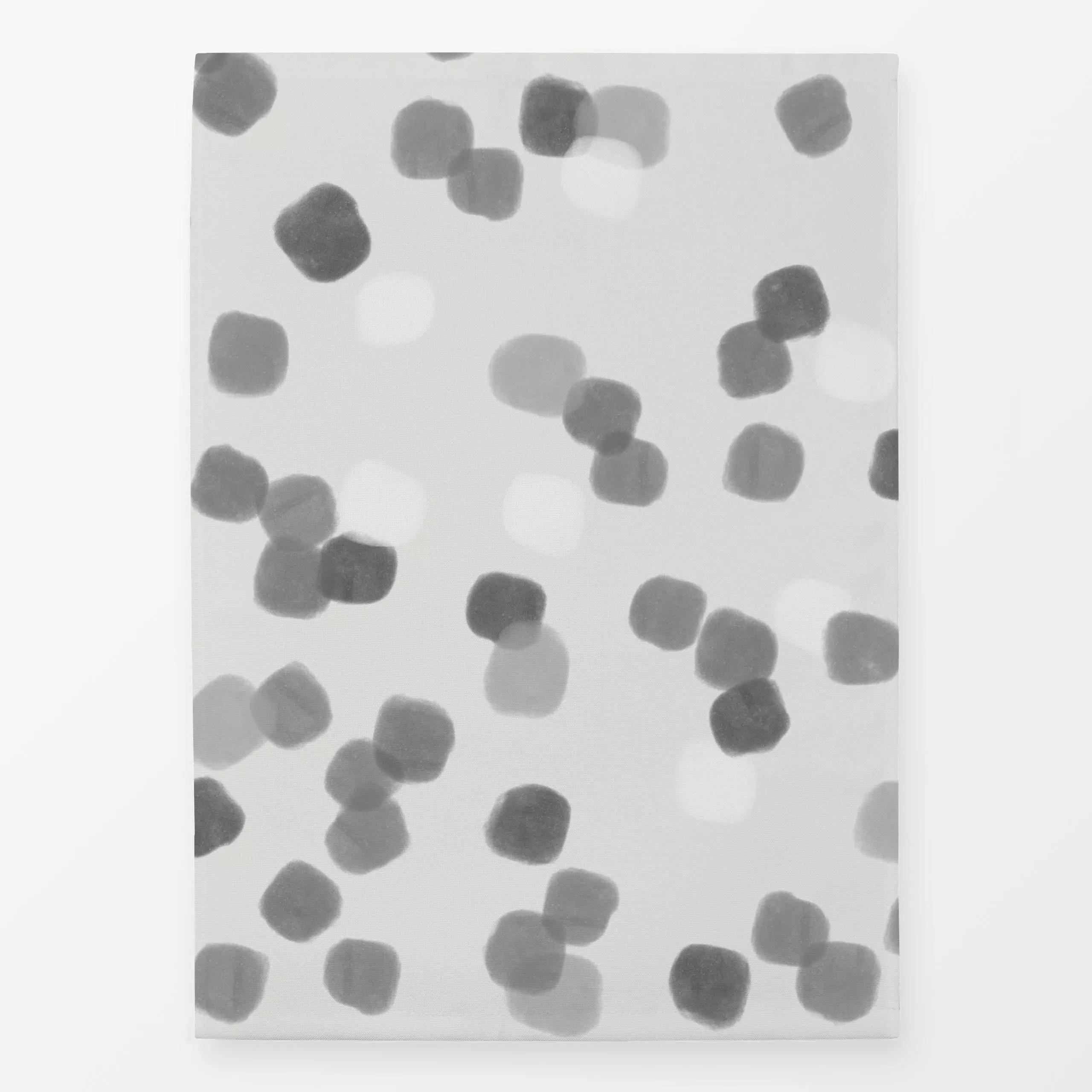 Geschirrtücher Graupunkte - Symbole & Muster - von „Jana Driver"; Muster, Punkte, grau, Dots, gepunktet