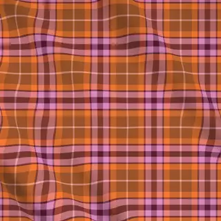 Meterware Glencheck Orange