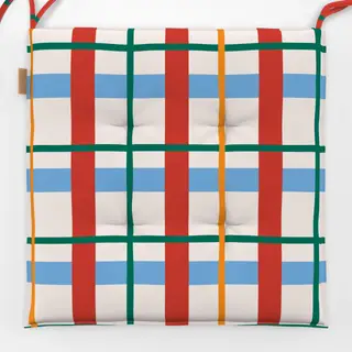 Sitzkissen Christmas Plaid