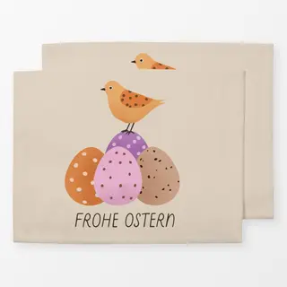 Tischset Vogel Frohe Ostern