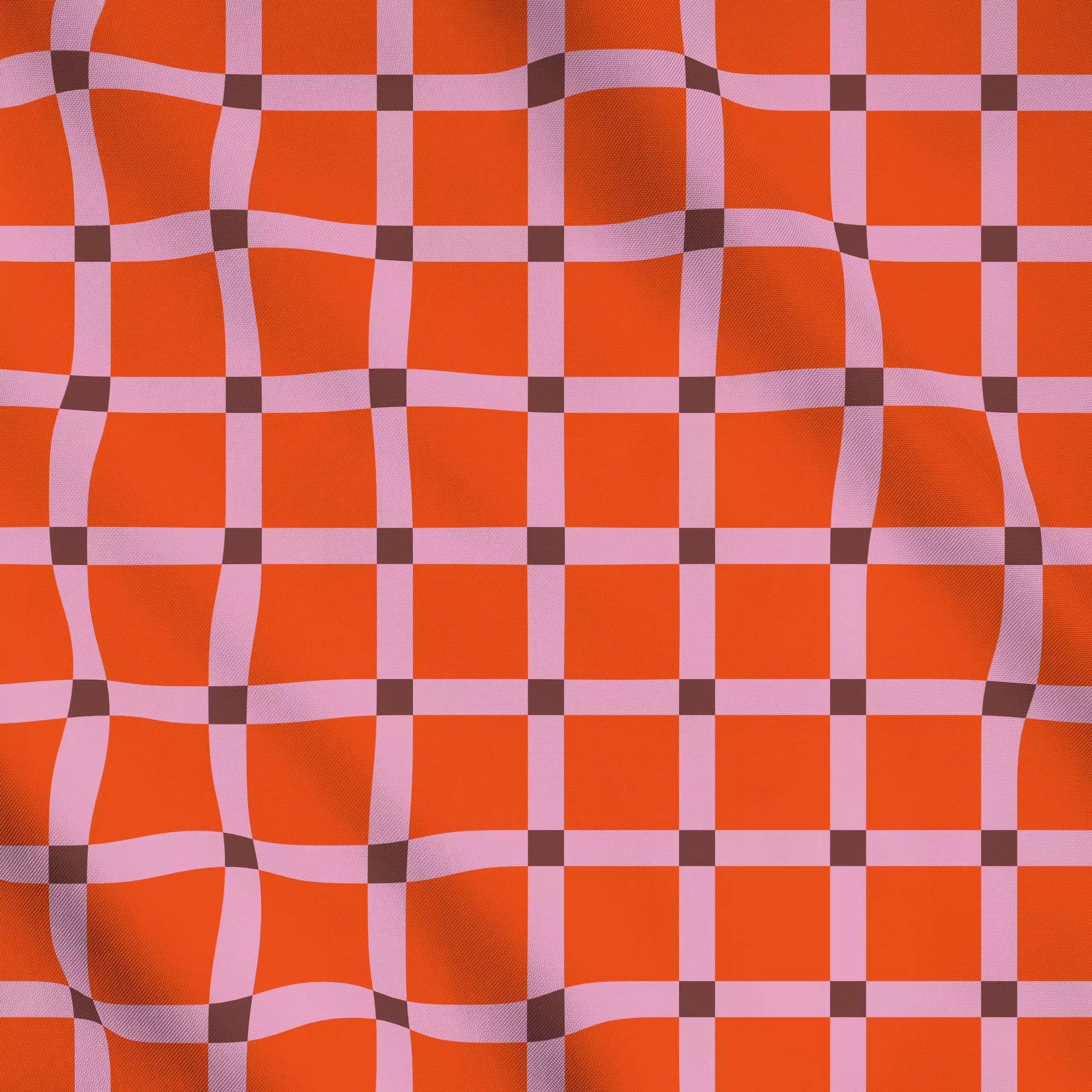 Meterware Karos hoch zwei | rot-rosa - Weihnachten, Symbole & Muster - von „moDeern Design Studio"; Weihnachten, weihnachtli...