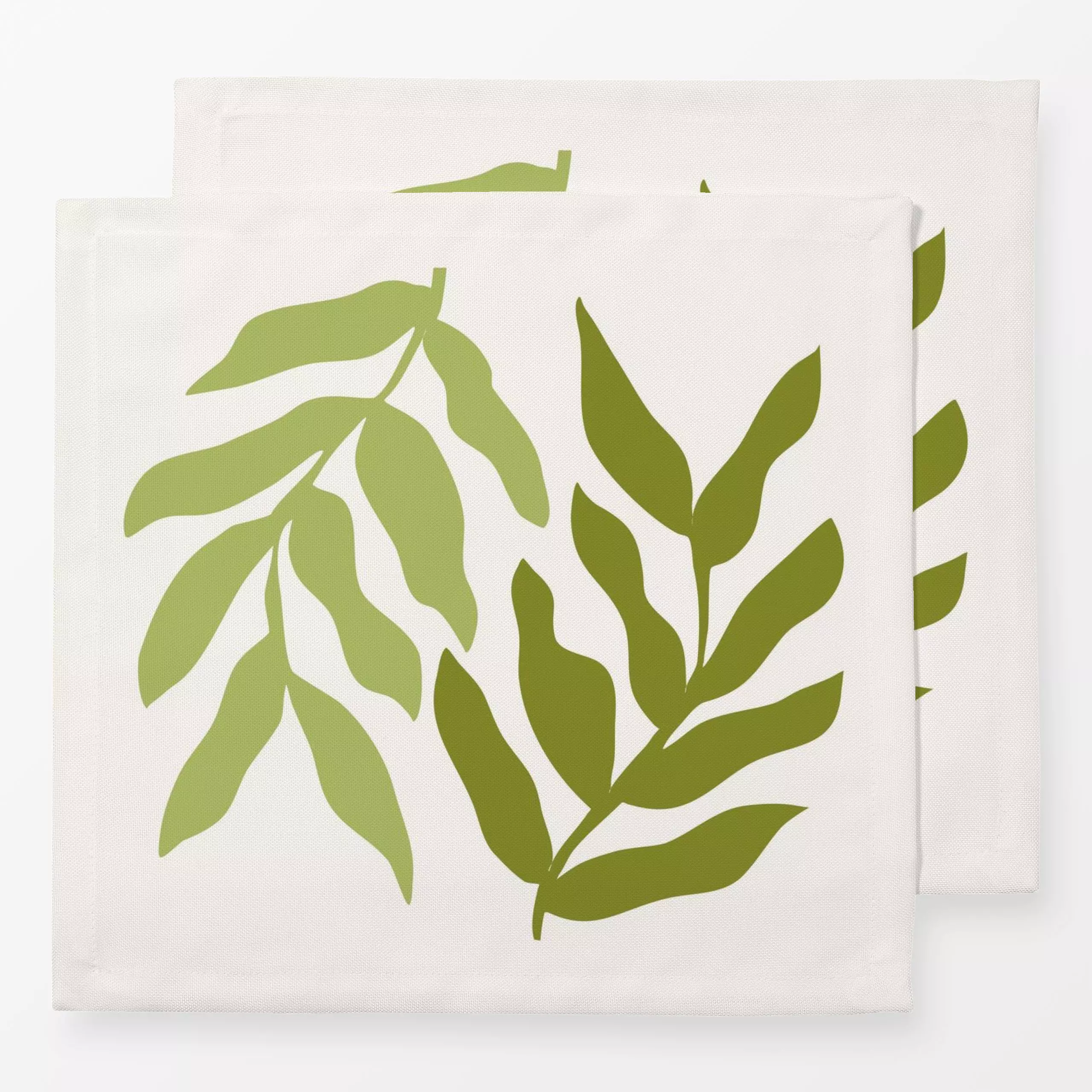 Servietten Leaf symphony - Blumen & Florales, Symbole & Muster - von „Lisa Jasmin Bauer"; Blatt, Sommer, floral, Fruehling, ...