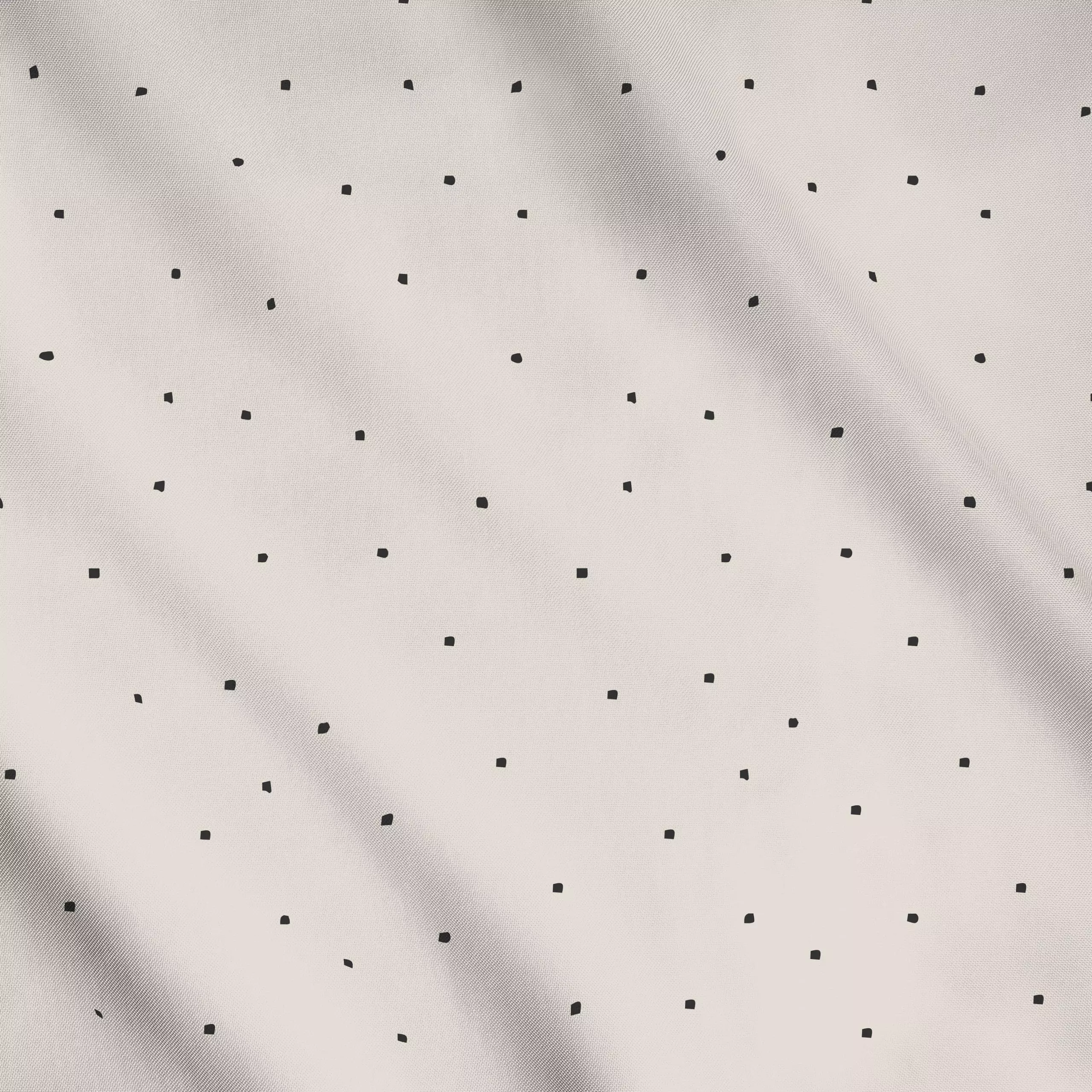 Meterware Pfeffer Punkte Beige-Schwarz, gemustert, von Alisa Knöß