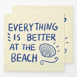 Servietten Better at the Beach