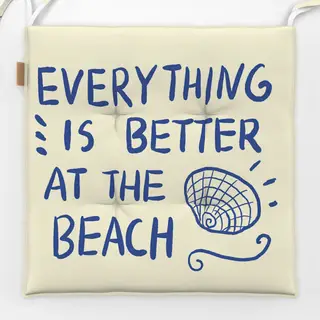 Sitzkissen Better at the Beach