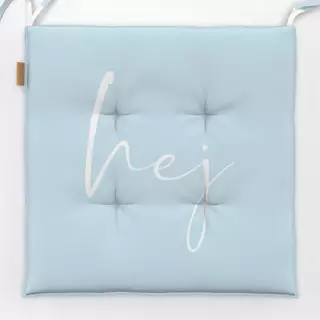 Sitzkissen HEJ - Himmelblau Candy Blue