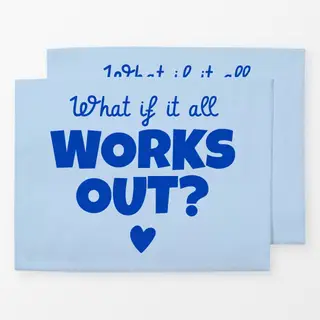 Tischset What If All Works Out?