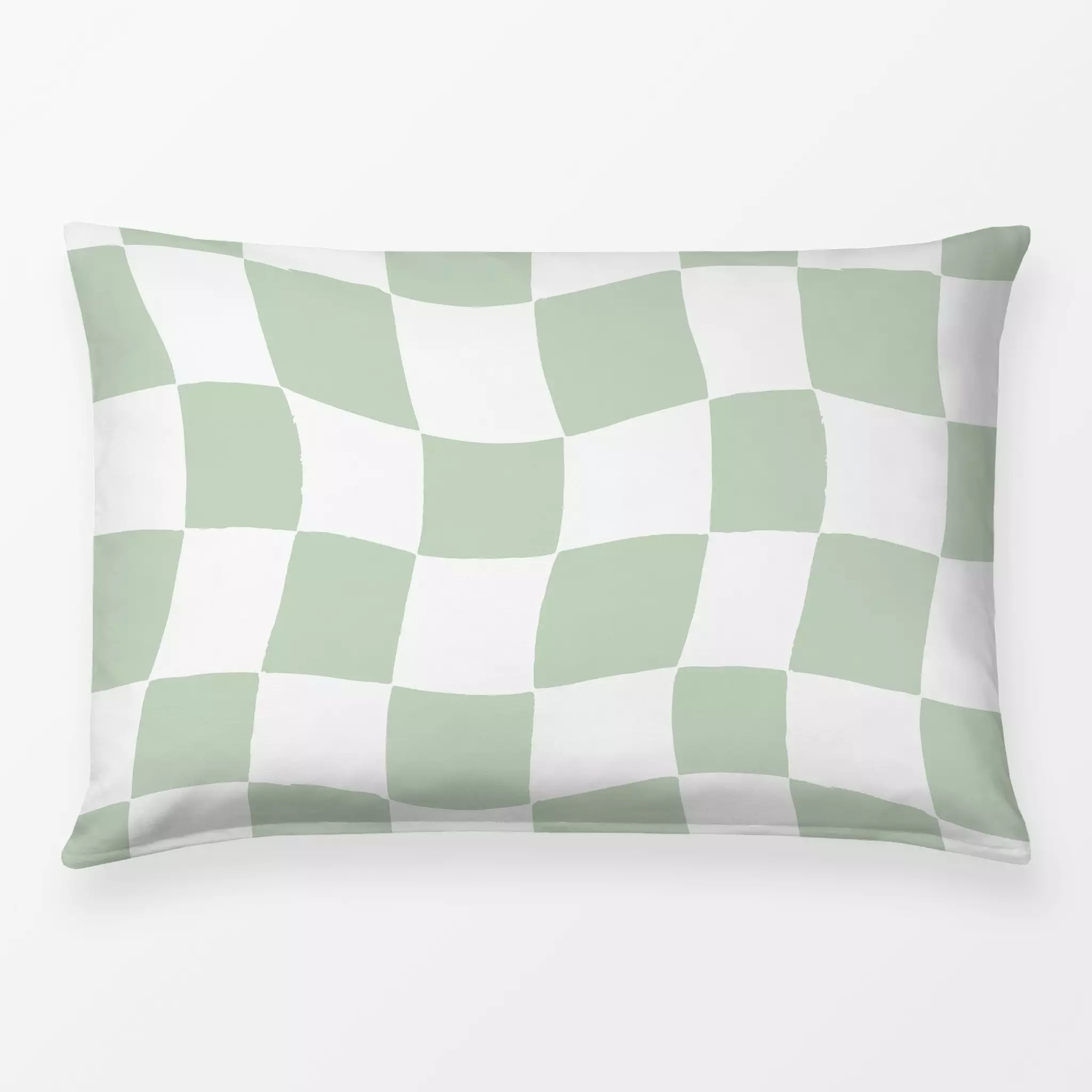Bettwäsche Wavy Checkerboard Green Wavy Checkerboard Green