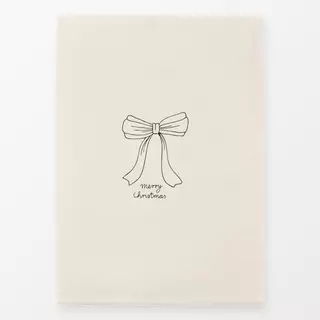 Geschirrtücher Merry Christmas Schleife