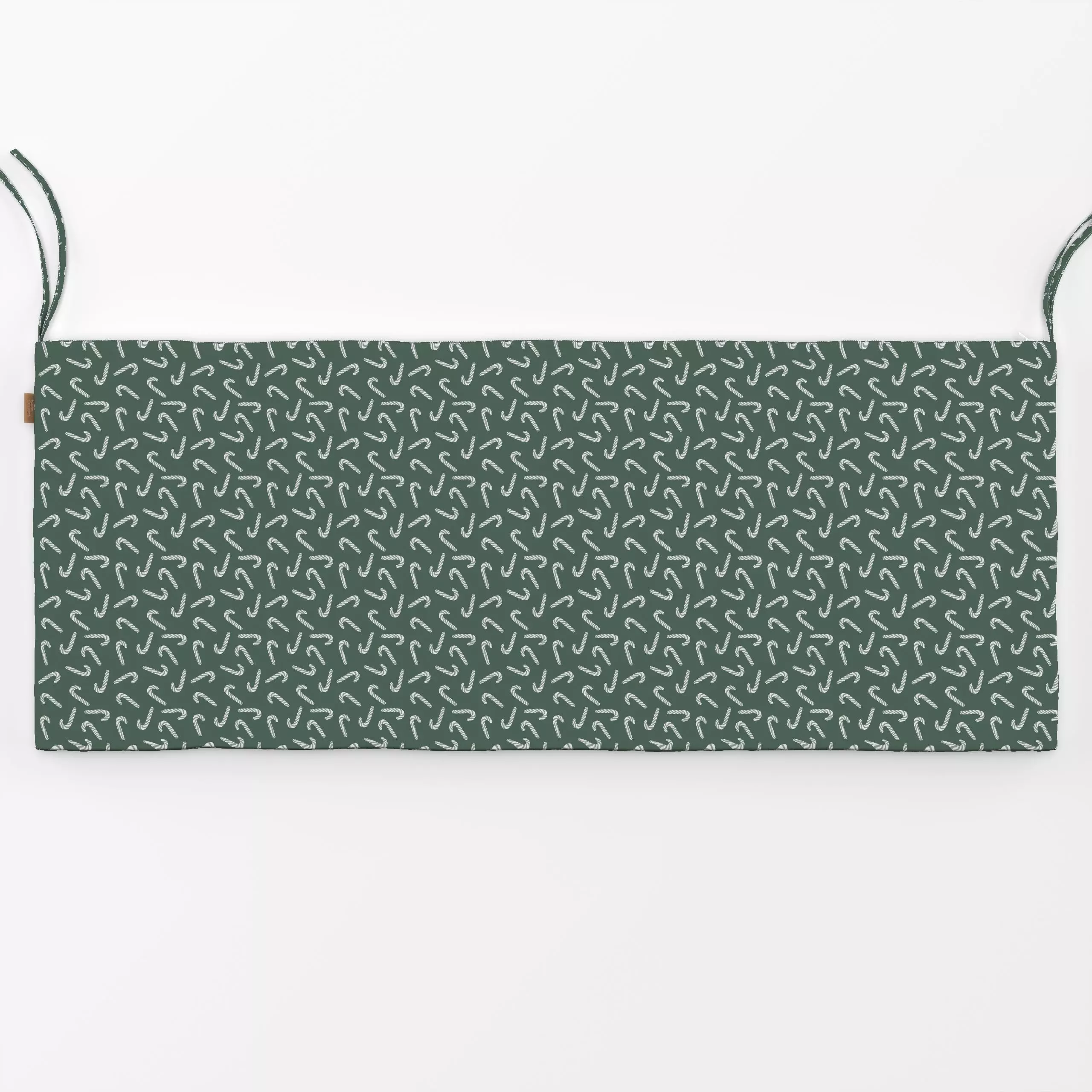 Bankauflage Muster Zuckerstangen grün - Weihnachten, Symbole & Muster - von „Kerstin Ax"; Muster, skandinavisch, Weihnachten...