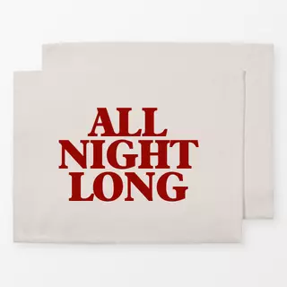 Tischset All Night Long
