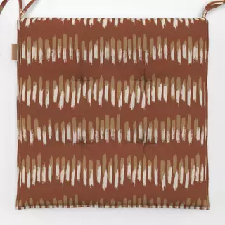 Sitzkissen Brushstrokes on rust