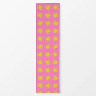 Tischläufer Sonne Gelb Pink