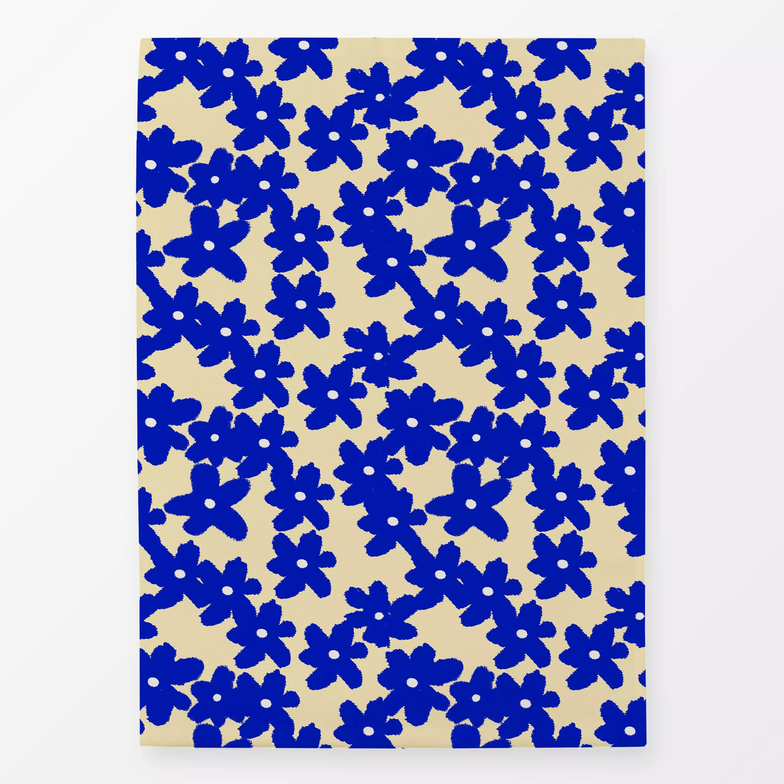 Geschirrtücher Flower Blue - Blumen & Florales, Symbole & Muster - von „Julia Reyelt"; abstrakt, Blumen, Blüten, trend, farb...