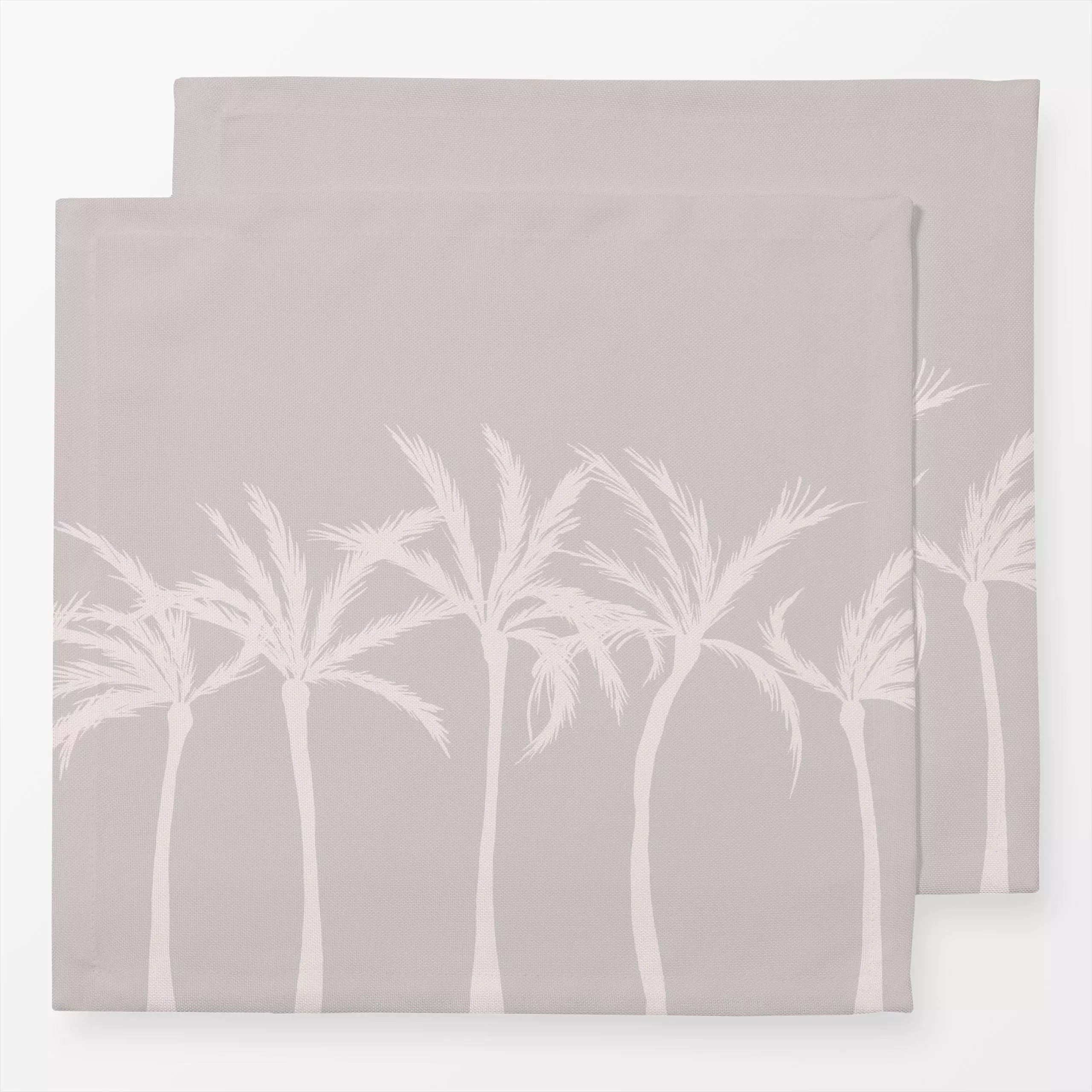 Servietten Endlich Sommer - Sommer, Pflanzen & Botanik - von „Uta Naumann"; boho, Natur, Bäume, Palmen, mediterran, palmenbl...