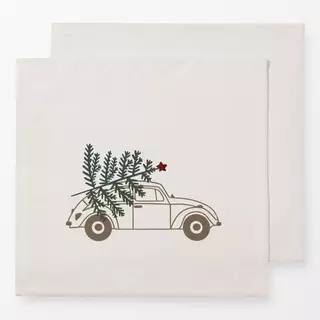 Servietten Tree Car Taupe